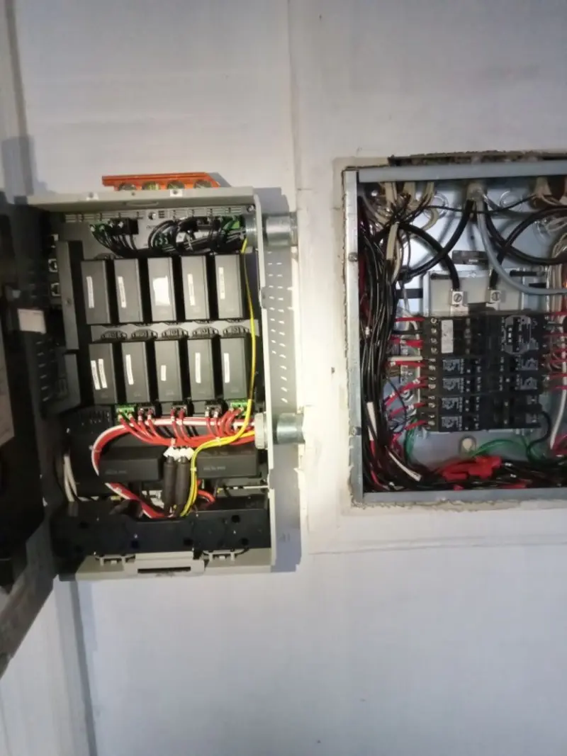 Electrical panel upgrade completed for Indoor Lighting Installation in Lawrence
